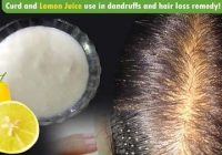 A natural recipe for growing hair through lemons
