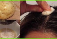 How To Use Potato Juice For Hair Growth....