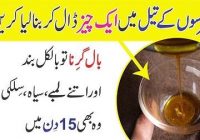 How to Grow Hair Fast at Home in 15 Days with Natural Oil and Foods