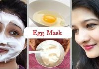 Egg and rose liqueur mask