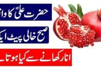 What Happens If You Eat Pomegranate Empty Stomach