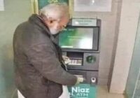 A school teacher wanted to withdraw Rs. 1000 from an ATM