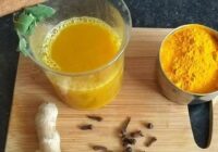 What happens when you mix basil leaves and turmeric