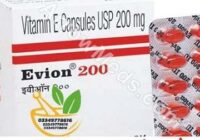 Vitamin E A capsule ten minutes after breakfast in the morning