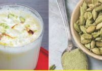 What happens when you put cardamom powder in milk and drink it