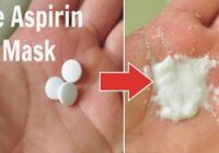 The formula for whitening the complexion with a disprin pill