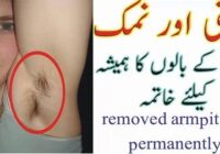How I removed my armpit hair permanently…