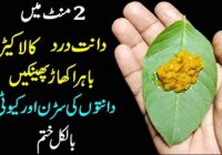 Toothache ( Teeth Pain ) Home Remedy