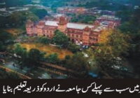 Which university was the first in the subcontinent