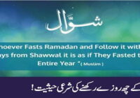 Shariah status of keeping six fasts of Shawwal