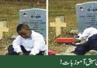 A Child Threw His Bag on a Grave in the Cemetery And Started Crying And Complaining